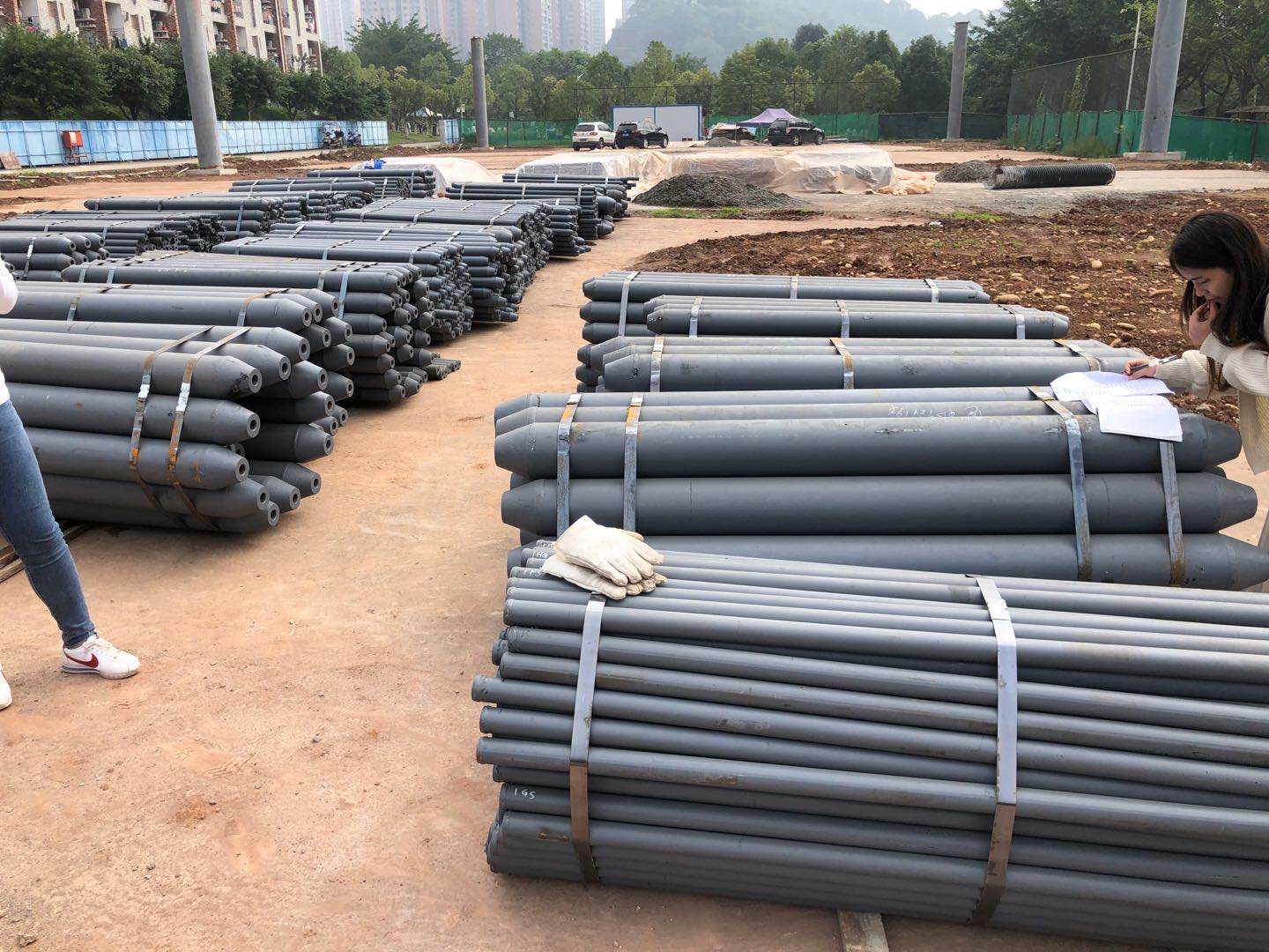 重庆商学院合川校区网架到场