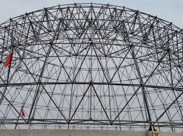 民权县现代农业西瓜造型螺栓球网架结构展厅